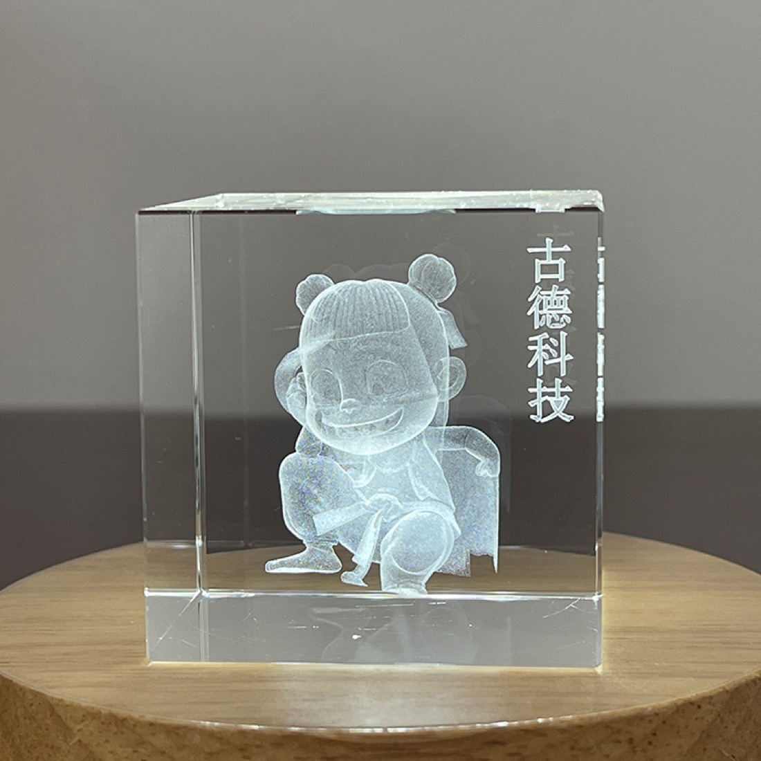 Wood laser-processed sample